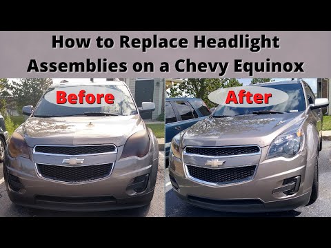 Видео: Замена блока фар Chevrolet Equinox 2-го поколения (2010-2015)