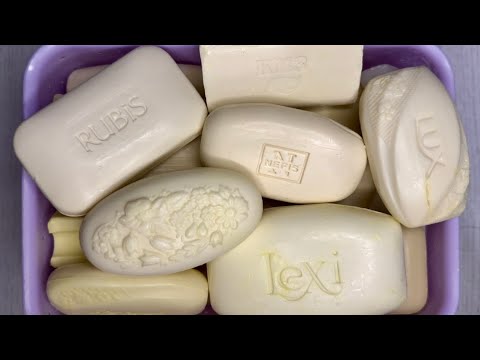 Видео: ASMR🔪Cutting white soap🧼🤍Резка белого мыла🤍