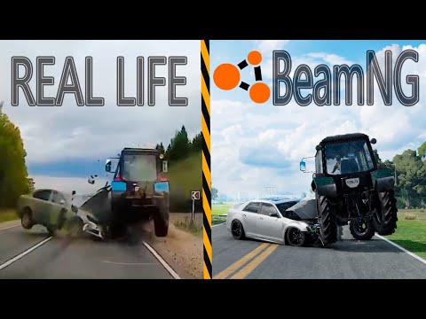 Видео: Несчастные случаи, основанные на реальных событиях | С реальными звуками #11 — Beamng.drive