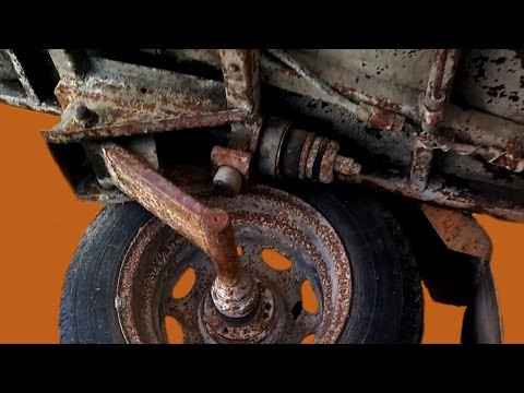 Видео: Самодельный автомобильный прицеп 1 (вариант подвески - буферная резина)Eigenbau Anhänger