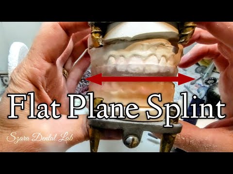 Видео: Как сделать плоскую ночную шину для зубов