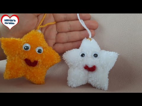 Видео: 🤩⭐⭐ Как сделать первую ЗВЕЗДУ ПОМПОНА в YOUTUBE, звезду из помпона‼ ️‼