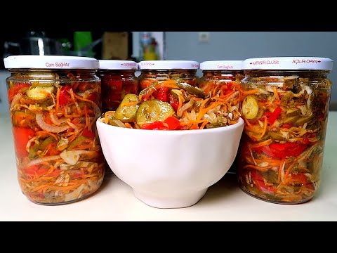 Видео: Генеральский Салат. Вкусный Проверенный Рецепт Салата с Капустой на Зиму! Готовит Ольга Ким