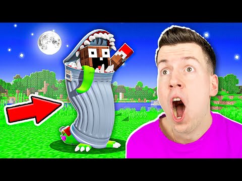 Видео: 😱 этот *СТРАШНЫЙ* МУСОРЩИК Съел МОЕГО Друга в Майнкрафт !