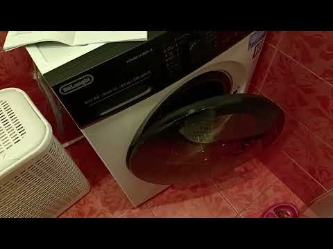 Видео: Стирально-сушильная машинка DeLonghi AURORA LA 8654 VI - не отжимает белье. Решение - калибровка.