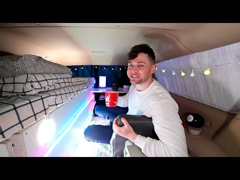 Видео: Мой уютный образ жизни в автомобиле на севере штата Нью-Йорк