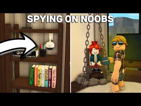Видео: Я построил дом для новичков... но спрятал камеры, чтобы шпионить в Блоксбурге