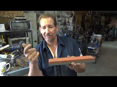 Видео: заточить или утончить нож с помощью простых точильных камней 1 из 2