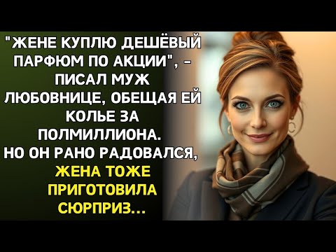 Видео: Муж купил жене дешёвый парфюм а любовнице сапфировое колье. Но жена уже подготовила гениальный план…