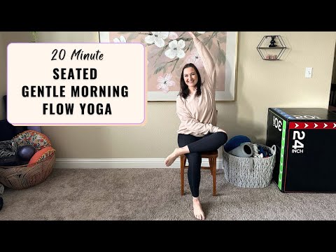 Видео: 20-МИНУТНАЯ УТРЕННЯЯ ЙОГА НА СТУЛЕ: | Повышение энергии, гибкости и метаболизма | Мягкая растяжка...