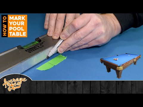 Видео: Как разметить бильярдный стол — точку головы, точку ног и линию — ПОЛНОЕ РУКОВОДСТВО ПО РАЗМЕТКЕ ...