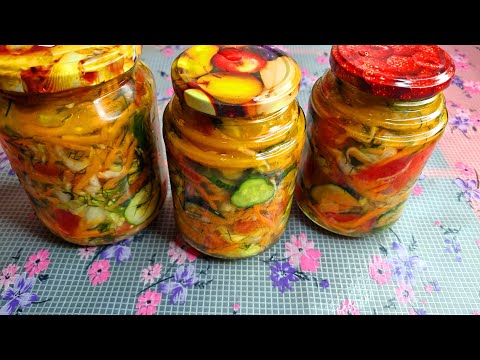 Видео: *БЕРЕГИСЬ ВОДКА!!!* ХРУСТЯЩИЙ САЛАТ НА ЗИМУ !!!