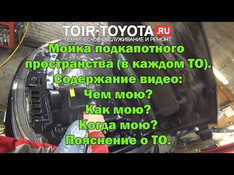 Видео: Мойка-уборка подкапотного пространства. Можно ли? когда нельзя? Материалы.