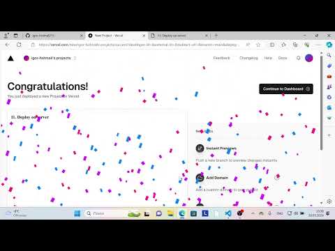 Видео: Vercel - бесплатный хостинг для NodeJS. Занятие 11. Продвинутый курс по WEB программированию