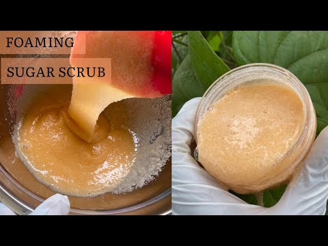 Видео: КАК СДЕЛАТЬ ПЕНЯЩИЙСЯ САХАРНЫЙ СКРАБ ДОМА | РОСКОШНЫЙ ДОМАШНИЙ ПЕНЯЩИЙСЯ СКРАБ ДЛЯ СИЯЮЩЕЙ КОЖИ