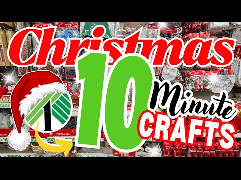 Видео: ГЕНИАЛЬНО 🤯 10-МИНУТНЫЕ поделки из долларовой ёлки ​​к Рождеству
