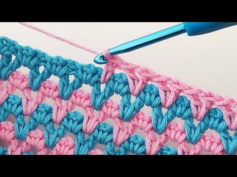 Видео: Схема вязания детского одеяла крючком для начинающих ~ Trends Crochet Blanket Pattern