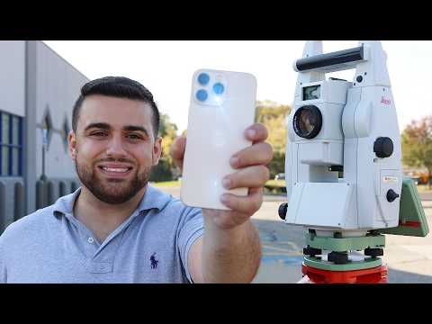 Видео: Сравнение точности LiDAR и камеры iPhone 16 Pro и геодезического тахеометра