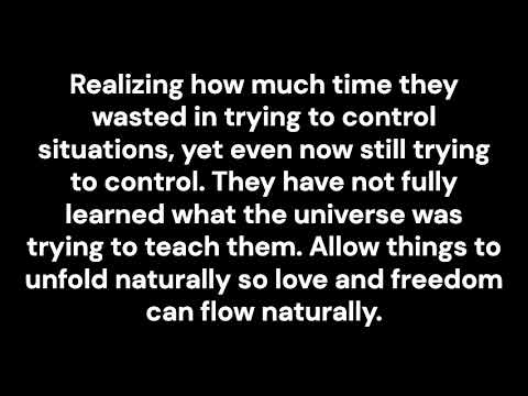 Видео: осознавая, сколько времени тратится впустую, пытаясь контролировать ситуации