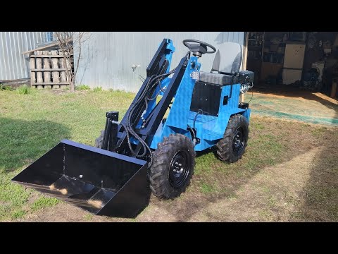 Видео: МИНИ ПОГРУЗЧИК# mini loader mti15#минитрактор