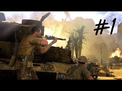 Видео: Прохождение игры sniper elite 3 Часть 1