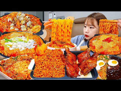 Видео: Sub)Real Mukbang- ПРЯНАЯ ЛАПША 🍜🔥 Я болен, поэтому выкладываю специальное видео 😣 ASMR KOREAN RAMEN