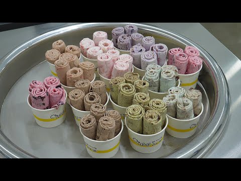 Видео: Интересный мастер мороженого из железной пластины! Коллекция рецептов мороженого