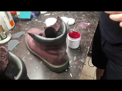 Видео: Ремонт ,покрас и реставрация обуви.