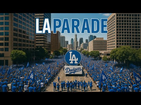 Видео: Улицы стали синими: эпический парад «Доджерс» в честь Мировой серии в центре Лос-Анджелеса 💙