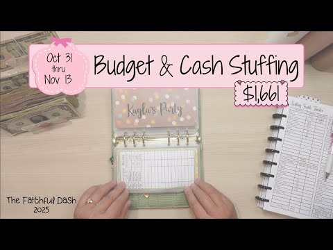 Видео: Бюджет со мной и наличными | Октябрьский чек №3 | Двухнедельный бюджет