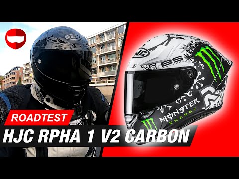 Видео: Откройте для себя HJC RPHA 1 V2 Carbon — обзор и дорожные испытания