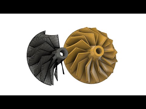 Видео: A.12. Impeller reverse engineering (STL to Solid) in Fusion 360 / Реверс крыльчатки во Фьюжн 360.