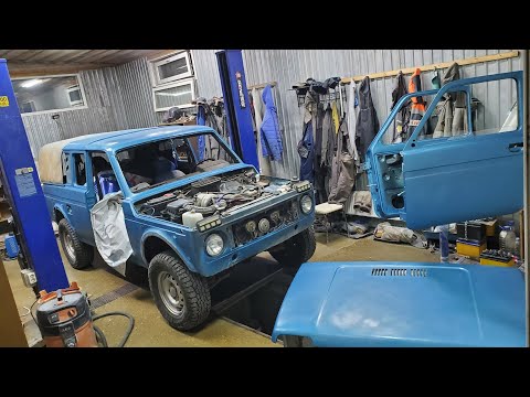 Видео: Техничка. Покрасил молотковой краской. Прогадал с цветом☹️