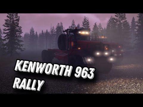 Видео: Kenworth 963 - Rally / Snowrunner / Автомобили из игр