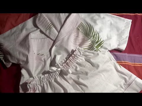 Видео: Женская пижамка из сатина. Без выкройки на любой размер.