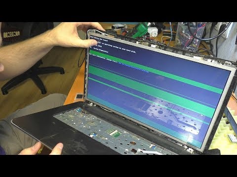 Видео: Полосы на экране ноутбука HP PAVILION 17-e151sr