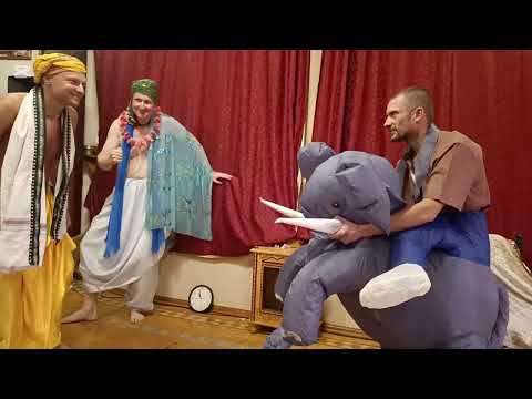 Видео: Спектакль на Шри Кришна Джанмаштами