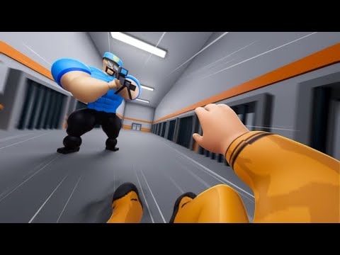 Видео: Сбежал от злых охранников в Роблокс (Roblox Prison Escape Obby)