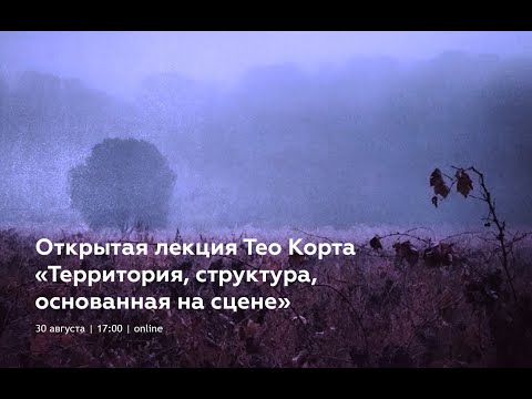 Видео: Открытая лекция Тео Корта «Территория, структура, основанная на сцене»