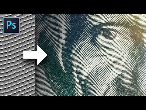 Видео: Эта волшебная текстура создает эффект гравированных денег в Photoshop!