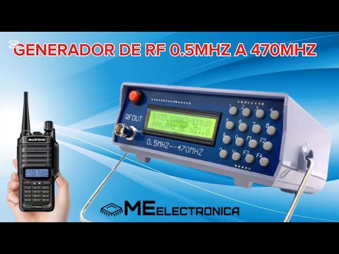 Видео: Китайский генератор радиочастотных сигналов от 0,5 до 470 МГц с AliExpress для любительского радио