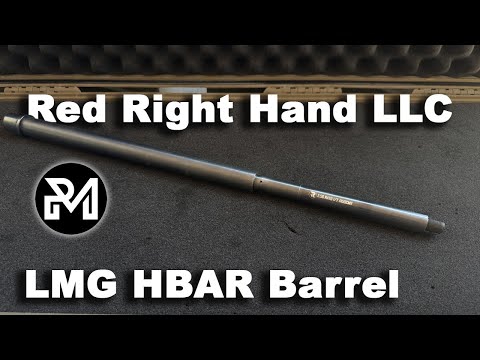 Видео: Ствол Red Right Hand LLC 20" LMG HBAR (нитрид) – производительность и качество сборки