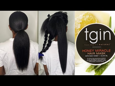 Видео: Ежедневная процедура мытья с использованием увлажняющих средств для выпрямленных волос для максим...