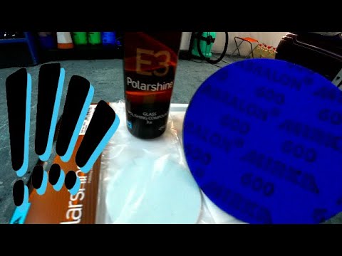 Видео: Шлифую и полирую стекло системой мирка \ Abralon / Mirka E3