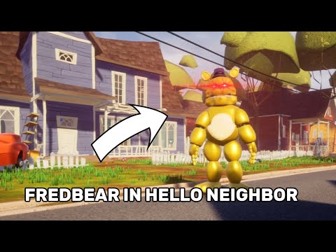 Видео: ФРЕДБЕР ДОБРАЛСЯ ДО СОСЕДА (реально страшно) ⊳ Hello Neighbor mod kit #24