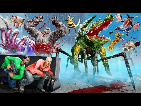 Видео: ЖИВОТНЫЕ ЗОМБИ ОКРУЖИЛИ НАС! ЗООЧОСИС АПОКАЛИПСИС В Garry`s Mod