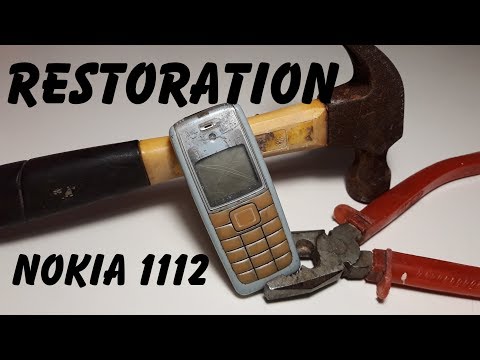 Видео: Восстанавливаем Nokia 1112 подручными средствами сами. Restoration old phone