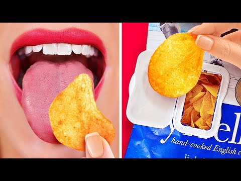 Видео: ГЕНИАЛЬНЫЕ ХИТРОСТИ С ЕДОЙ, ЧТОБЫ СПАСТИ ВАШ ДЕНЬ || Вкусные лайфхаки, которые хочется попробовать