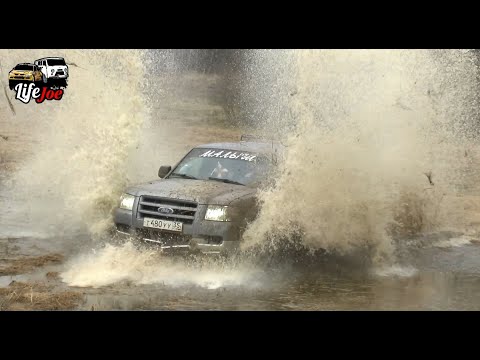 Видео: Ford Ranger, УАЗ Хантер и НИВА на бездорожье  Off road покатушки