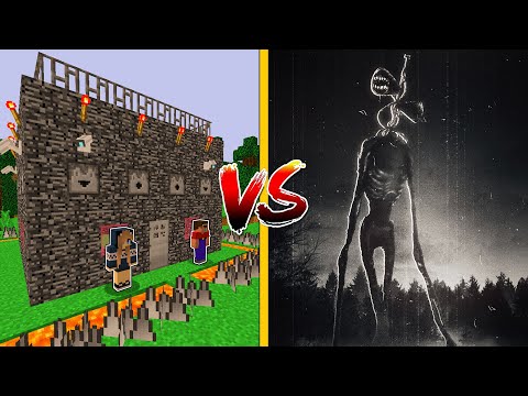 Видео: СИРЕНОГОЛОВЫЙ ПРОТИВ САМЫЙ ЗАЩИЩЕННЫЙ ДОМ НУБА В МАЙНКРАФТ! 2 НУБИКА И ДЕВУШКА ПРО MINECRAFT